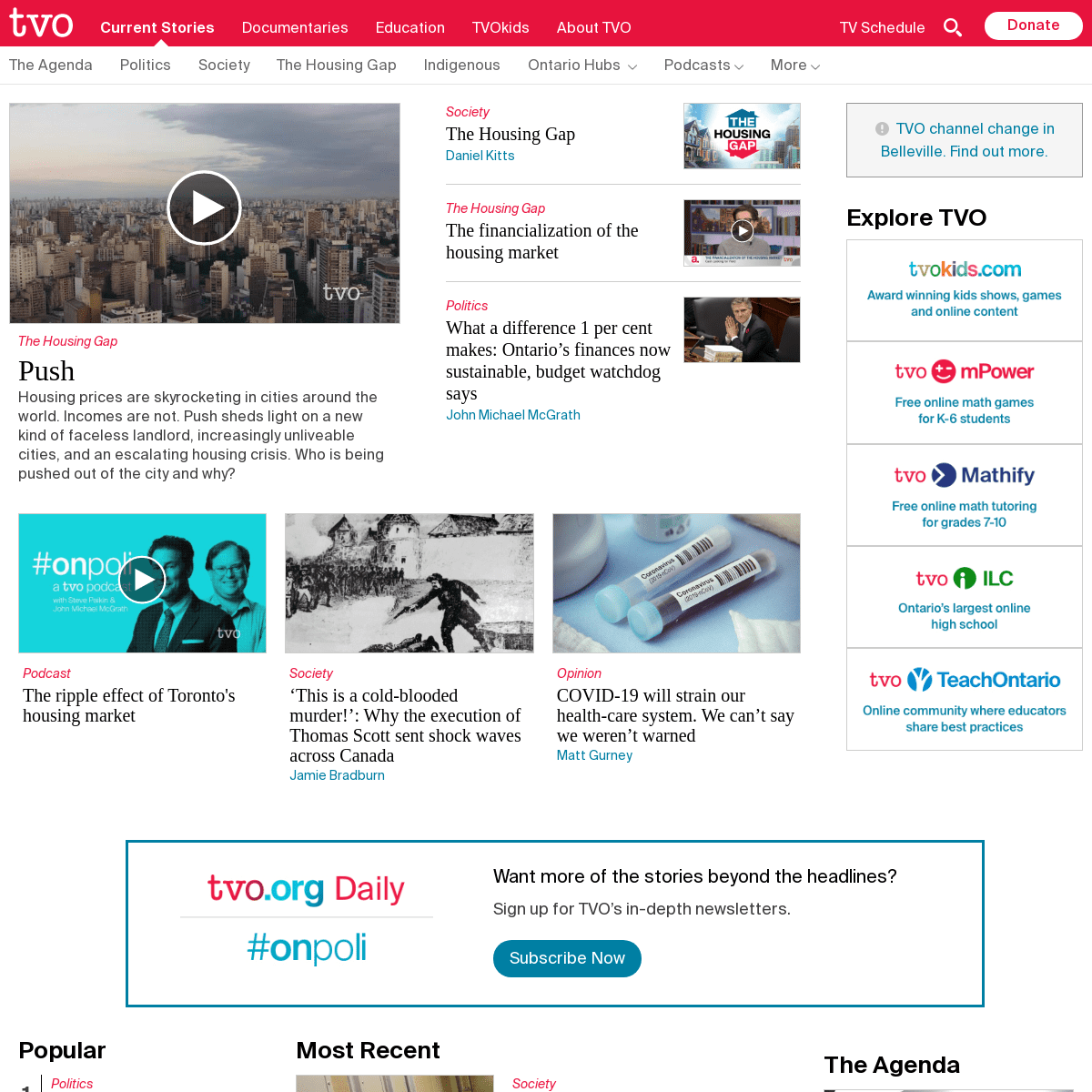 A complete backup of tvo.org