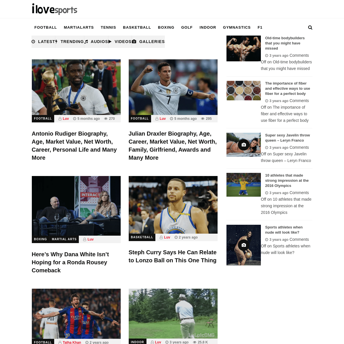 A complete backup of iluvesports.com
