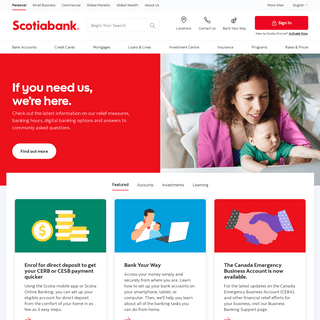 A complete backup of scotiabank.ca