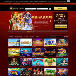 A complete backup of imperialcasino.com