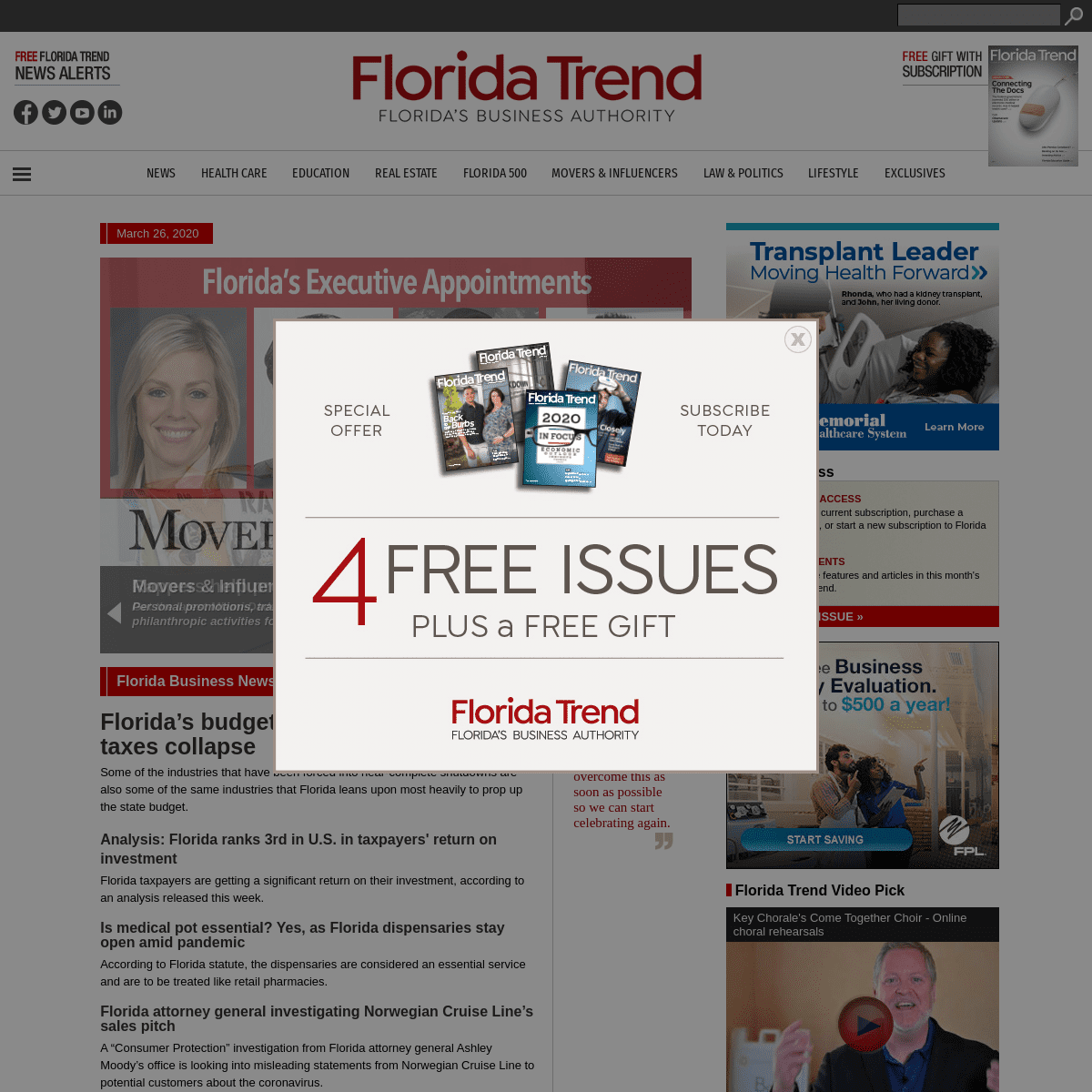 A complete backup of floridatrend.com