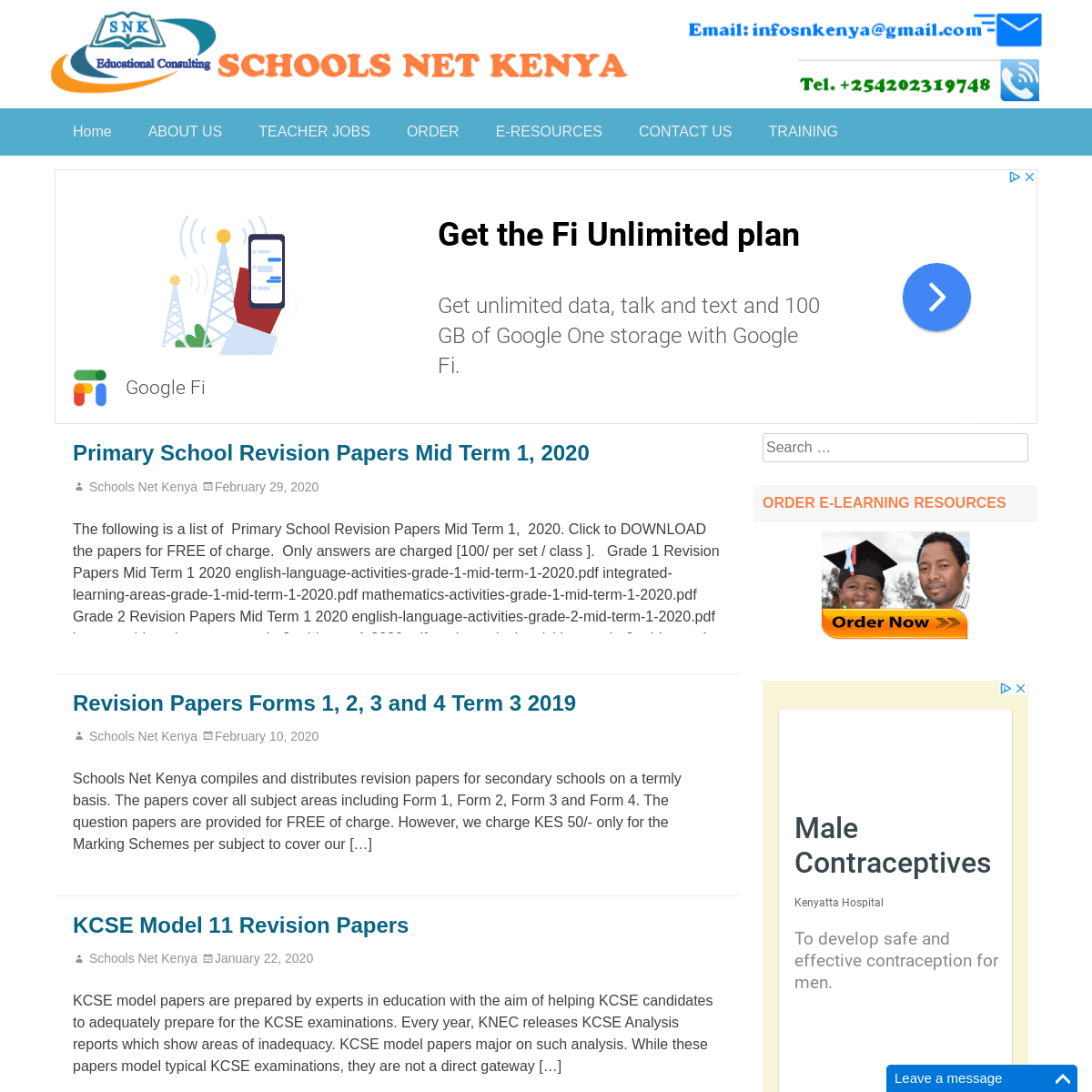 A complete backup of schoolsnetkenya.com