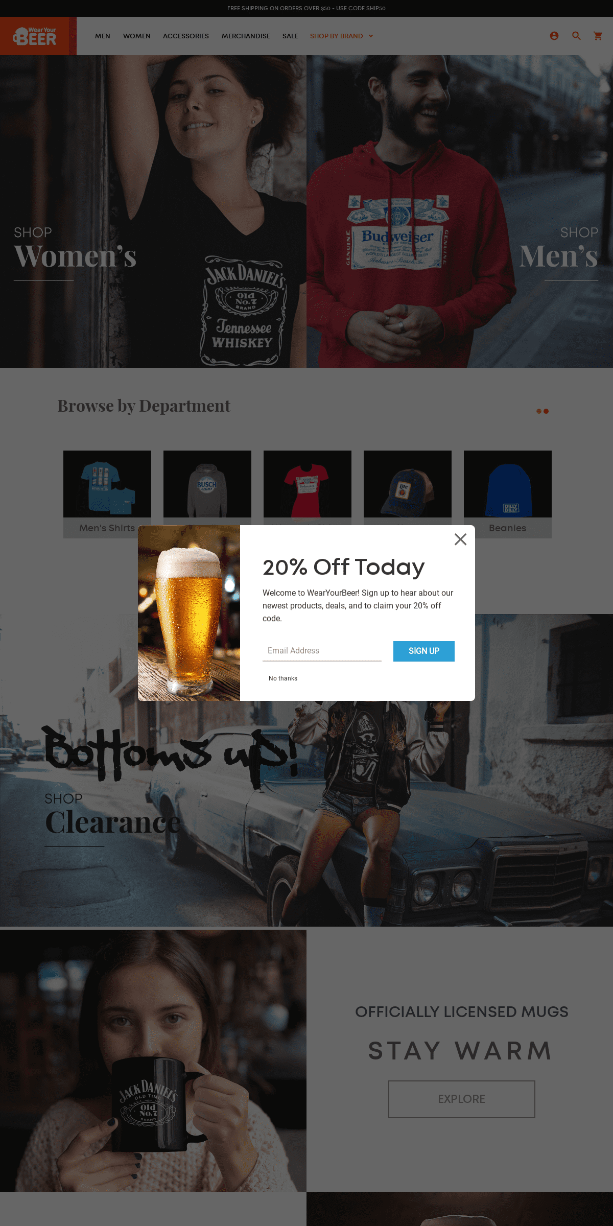A complete backup of wearyourbeer.com