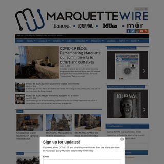 A complete backup of marquettewire.org