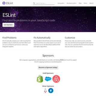 A complete backup of eslint.org