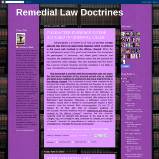 A complete backup of remediallawdoctrines.blogspot.com