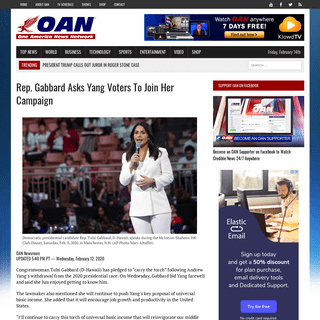 A complete backup of www.oann.com/rep-gabbard-asks-yang-voters-to-join-her-campaign/