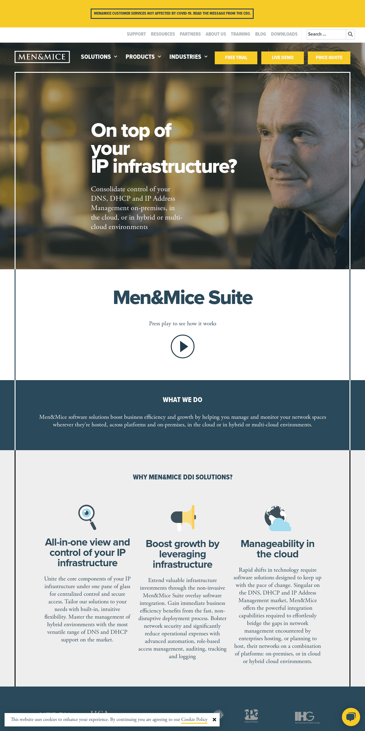 A complete backup of menandmice.com