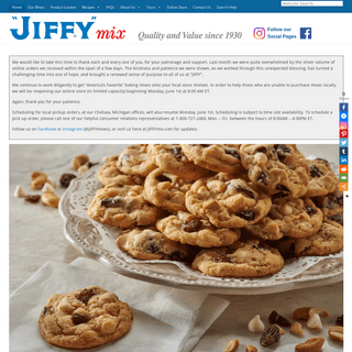 A complete backup of jiffymix.com