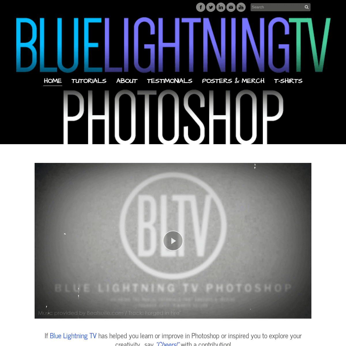 blue lightning tv photoshop download