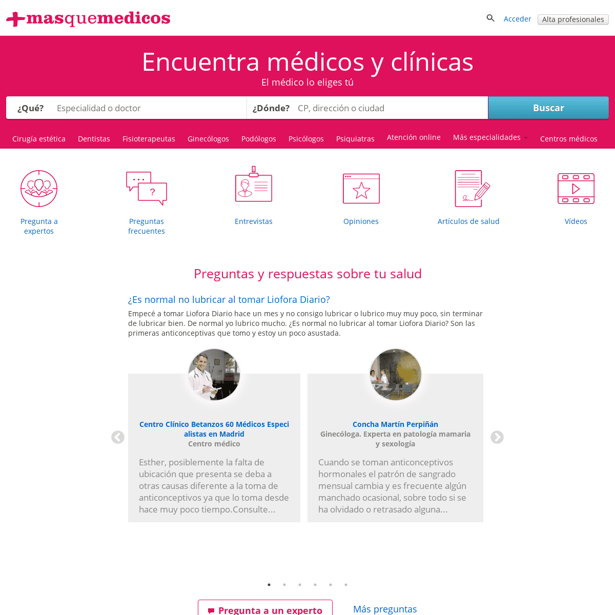 A complete backup of masquemedicos.com