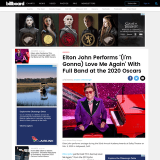 A complete backup of www.billboard.com/articles/news/awards/8550535/elton-john-im-gonna-love-me-again-2020-oscars