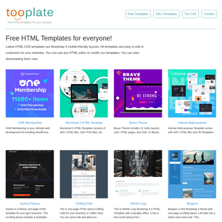 A complete backup of tooplate.com