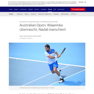 A complete backup of sport.sky.de/tennis/artikel/stan-wawrinka-besiegt-daniil-medwedew-und-steht-im-viertelfinale-der-australian