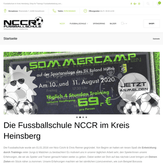A complete backup of nccr-fussballschule.de