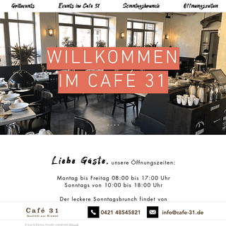 A complete backup of cafe-31.de
