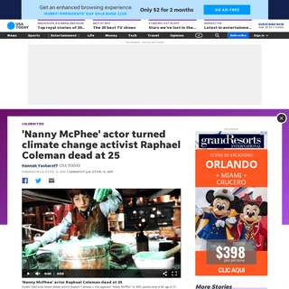 A complete backup of www.usatoday.com/story/entertainment/celebrities/2020/02/11/nanny-mcphee-actor-climate-activist-raphael-col