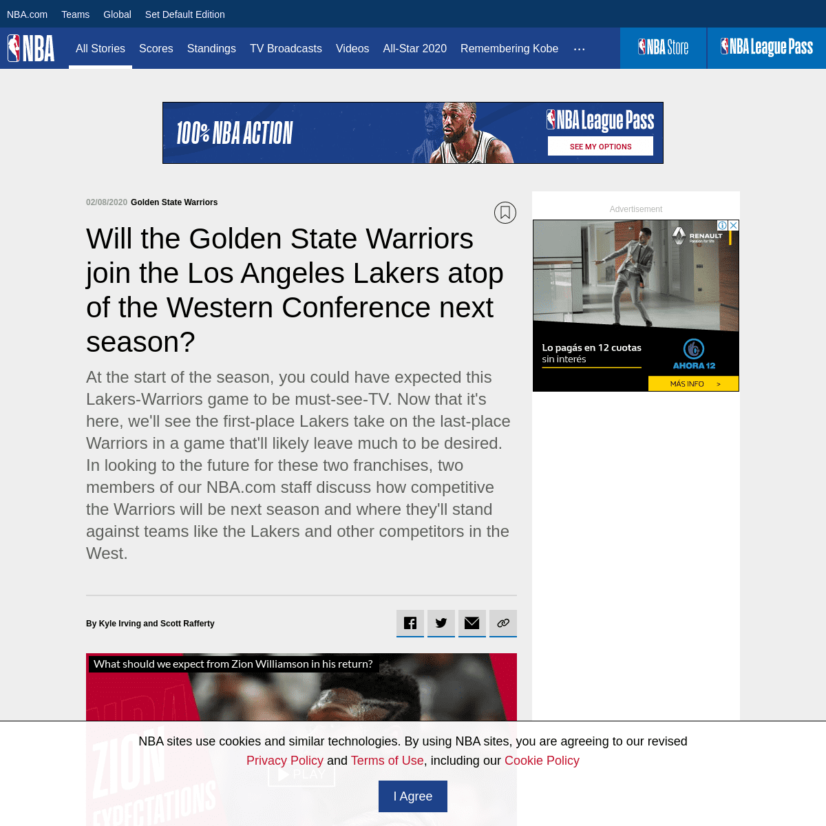 A complete backup of in.nba.com/news/golden-state-warriors-los-angeles-lakers-stephen-curry-klay-thompson-lebron-james-andrew-wi
