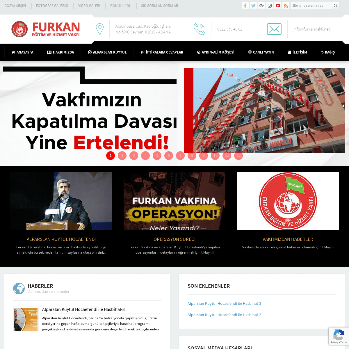A complete backup of furkanvakfi.org