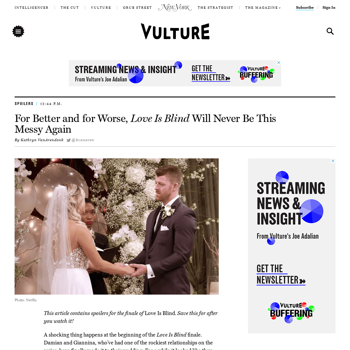 A complete backup of www.vulture.com/2020/02/love-is-blind-finale-netflix-reality-tv.html