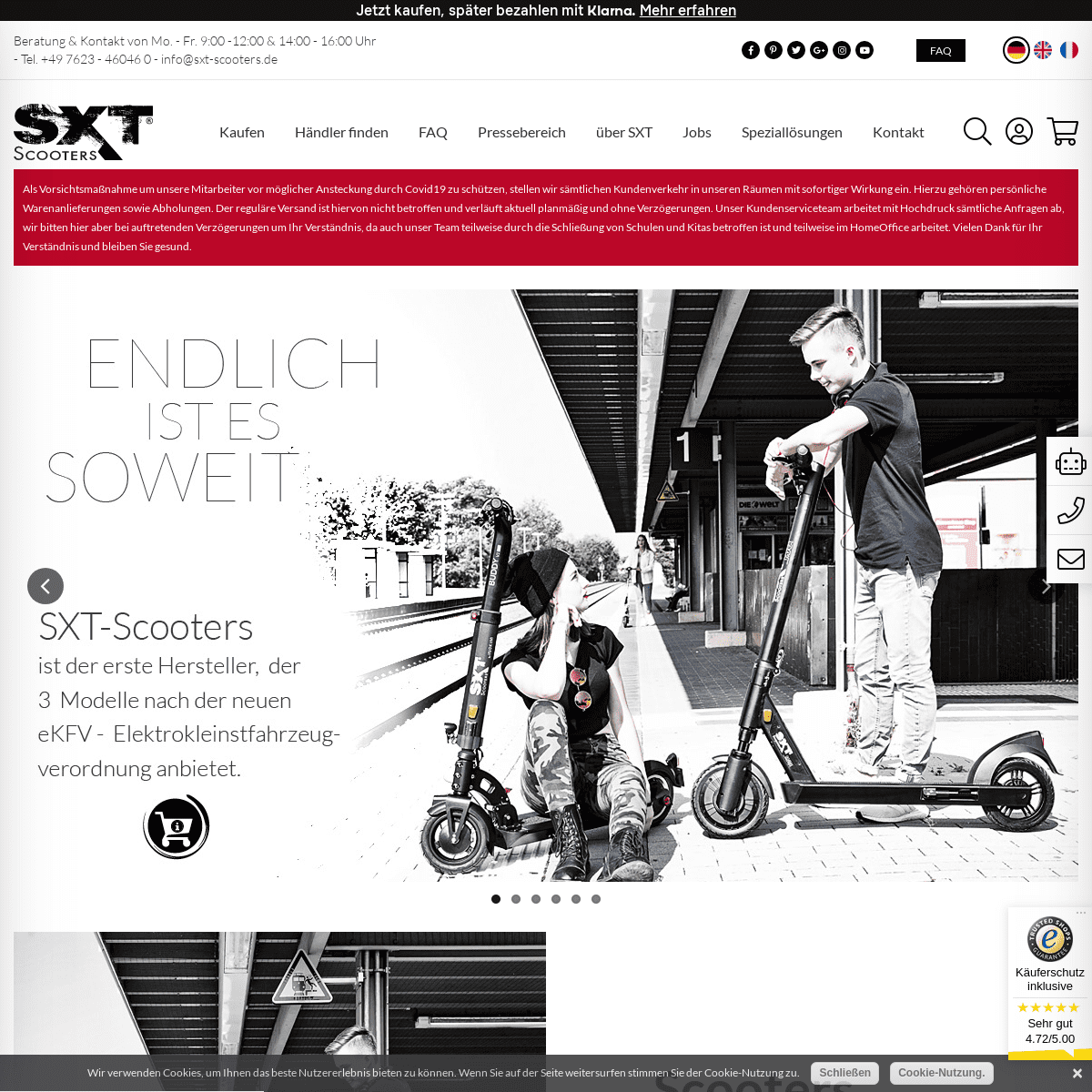 A complete backup of sxt-scooters.de