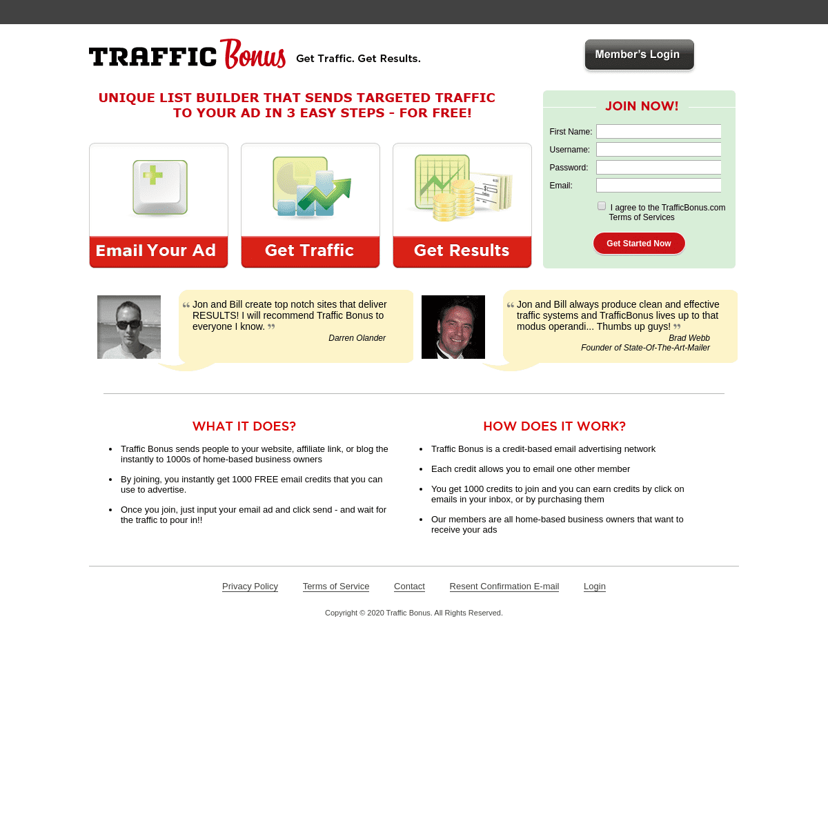 A complete backup of trafficbonus.com