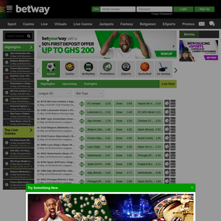 A complete backup of betway.com.gh