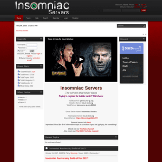 A complete backup of insomniacservers.com