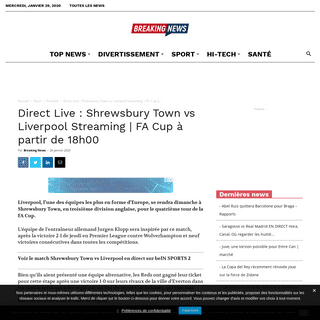 A complete backup of www.breakingnews.fr/sport/football/direct-live-shrewsbury-town-vs-liverpool-streaming-fa-cup-a-partir-de-18