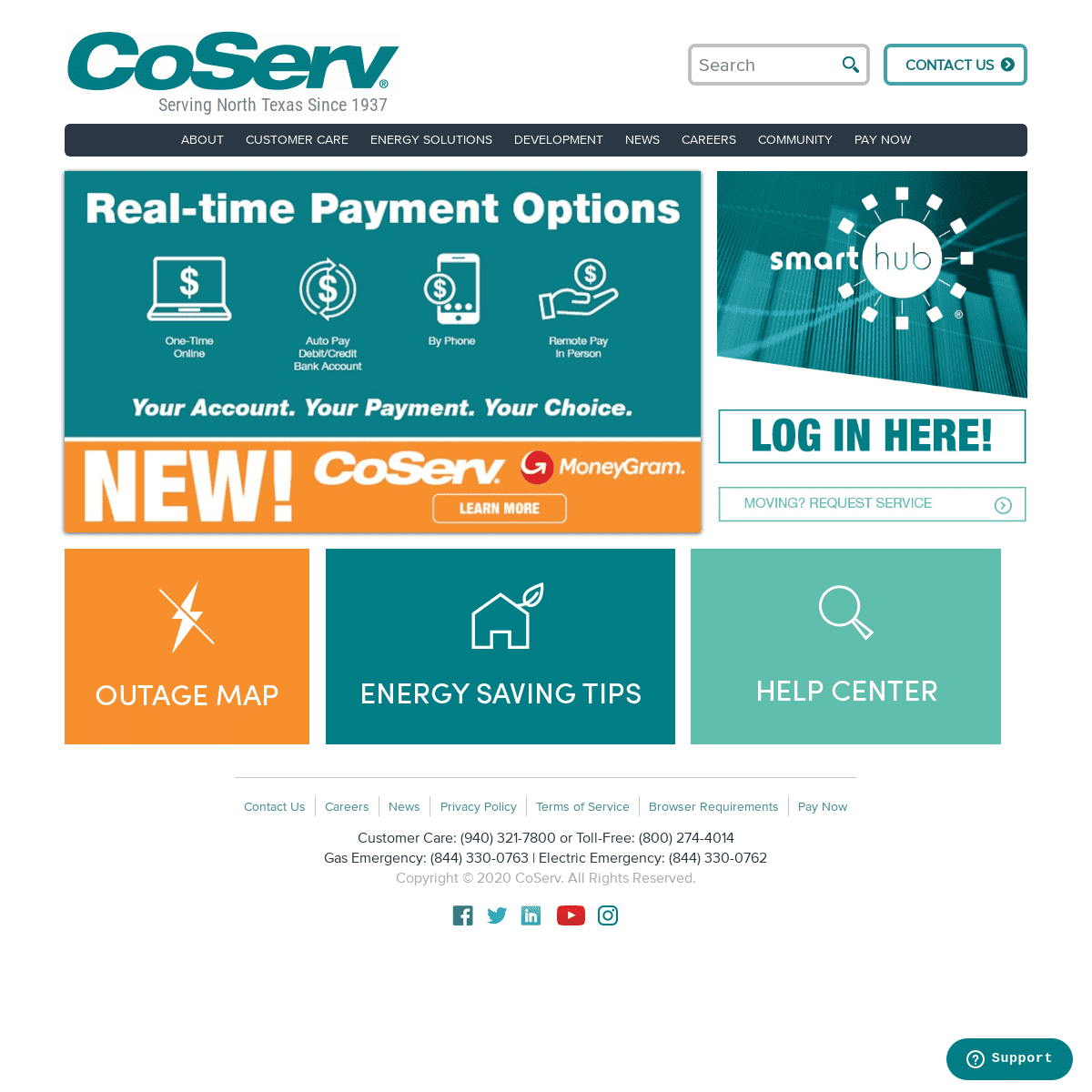 A complete backup of coserv.com