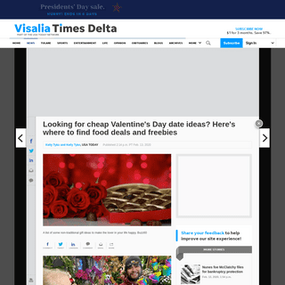 A complete backup of www.visaliatimesdelta.com/story/news/2020/02/13/free-food-valentines-day-2020-restaurant-deals-freebies-che