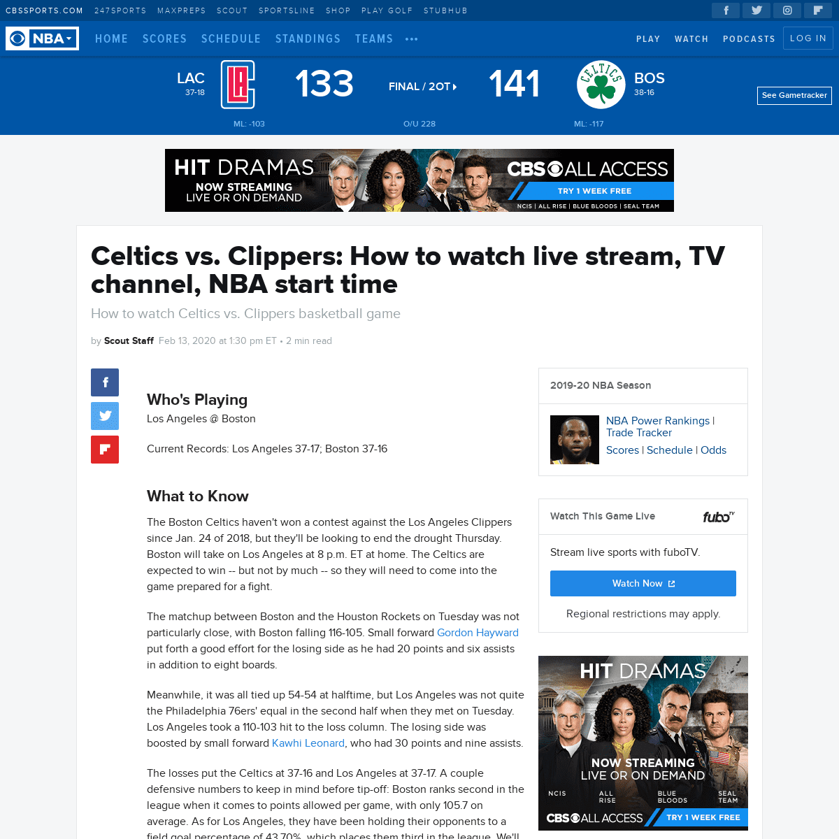 A complete backup of www.cbssports.com/nba/news/celtics-vs-clippers-how-to-watch-live-stream-tv-channel-nba-start-time/