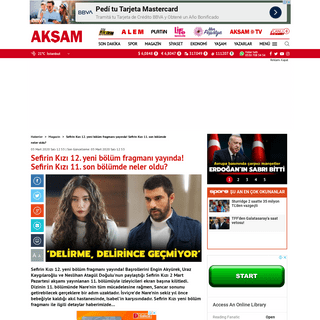 A complete backup of www.aksam.com.tr/magazin/sefirin-kizi-11-bolum-izle-sefirin-kizi-12-yeni-bolum-fragmani-yayinlandi-mi/haber