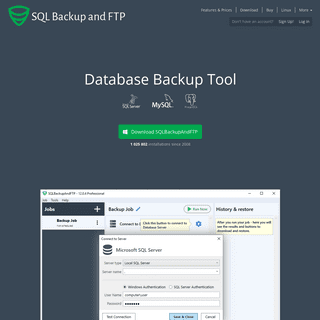 A complete backup of sqlbackupandftp.com