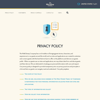 A complete backup of disneyprivacycenter.com