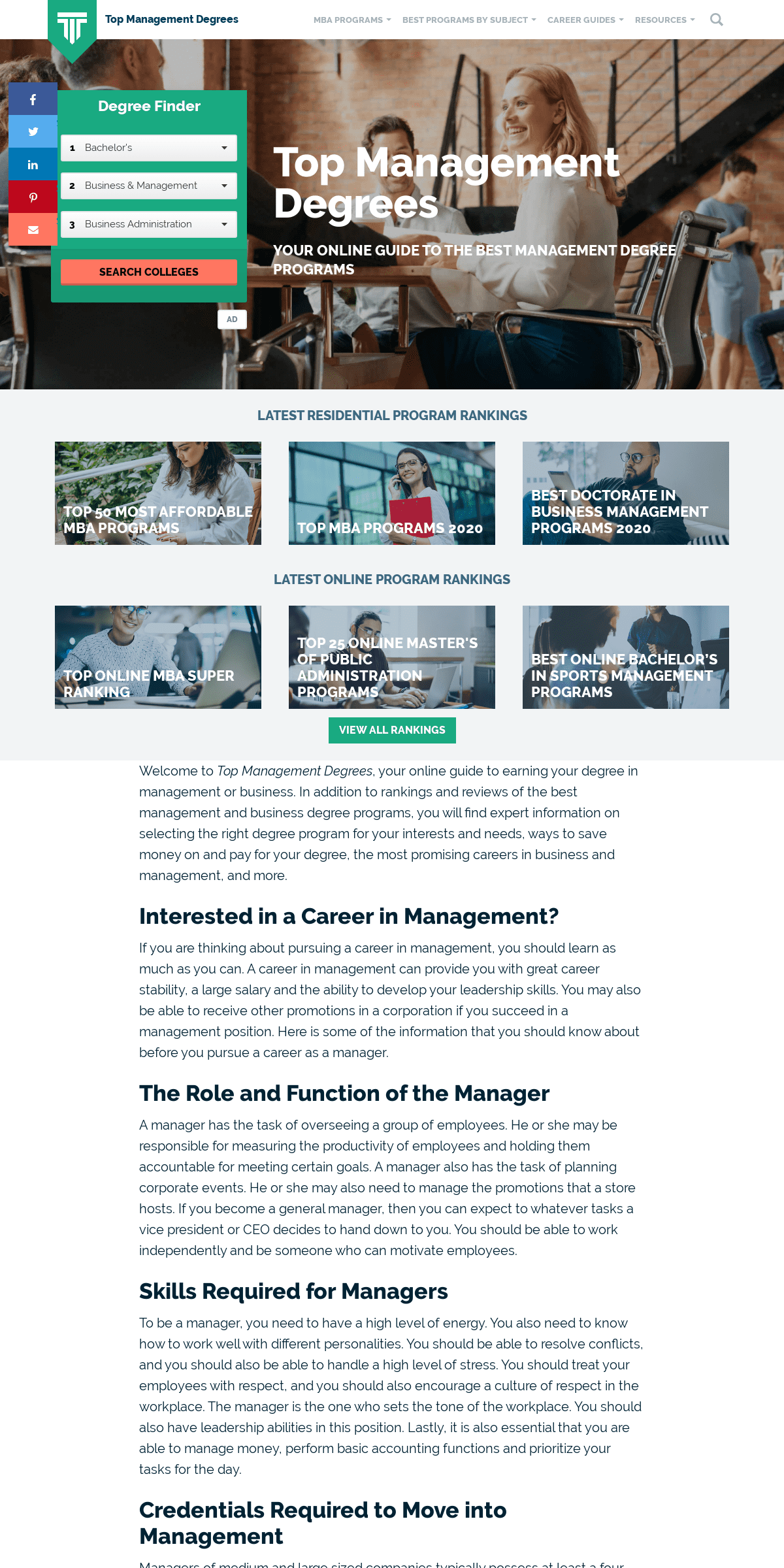 A complete backup of topmanagementdegrees.com