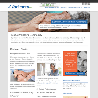A complete backup of alzheimers.net