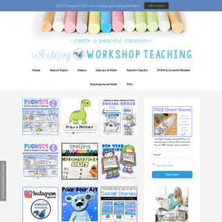 A complete backup of whimsyworkshopteaching.com