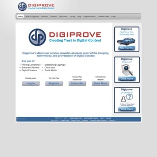 A complete backup of digiprove.com