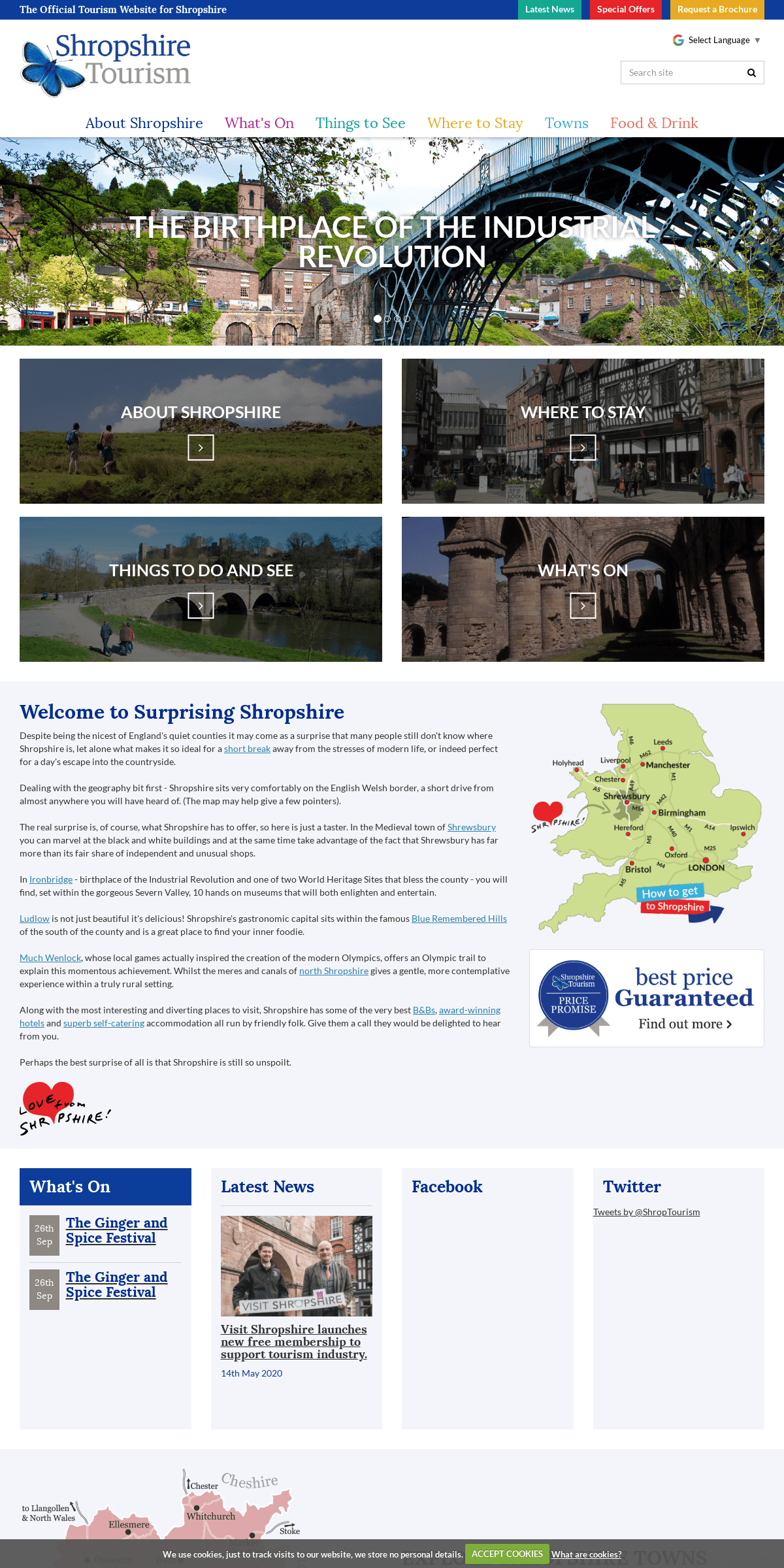 A complete backup of shropshiretourism.co.uk