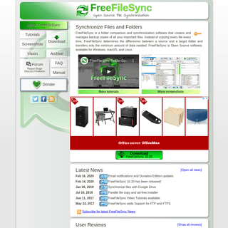 A complete backup of freefilesync.org