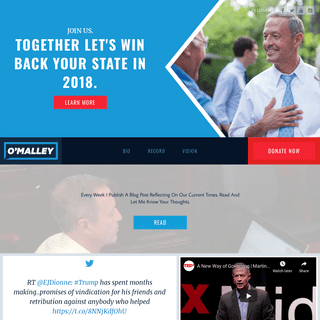 A complete backup of martinomalley.com
