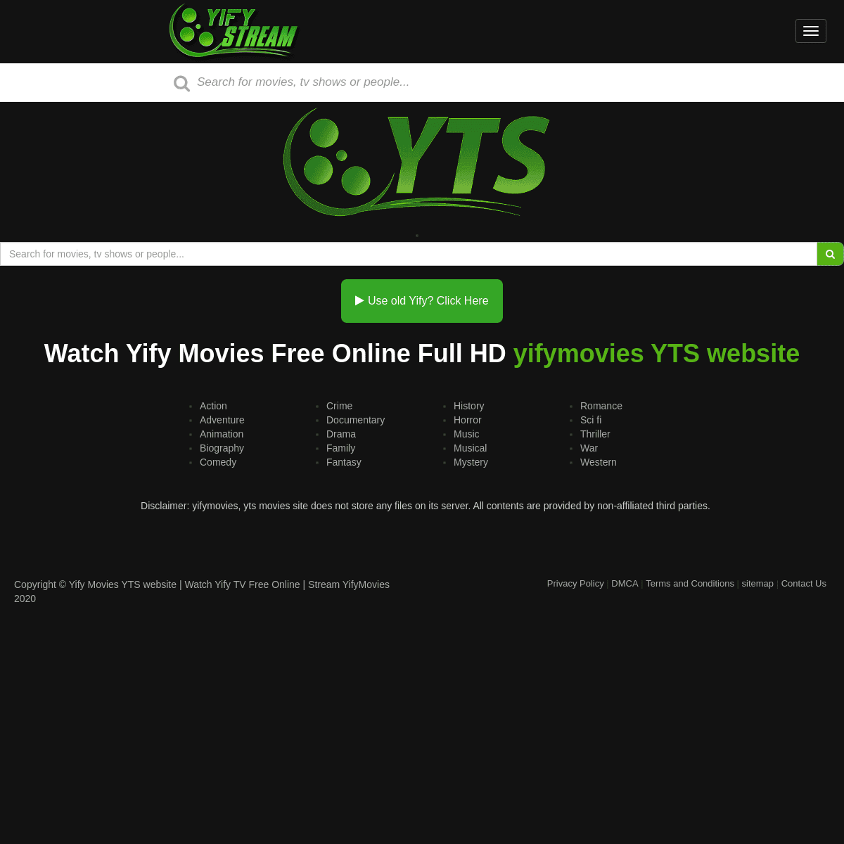 A complete backup of yify.stream