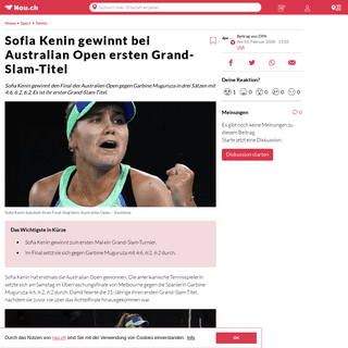 A complete backup of www.nau.ch/sport/tennis/sofia-kenin-gewinnt-bei-australian-open-ersten-grand-slam-titel-65655427