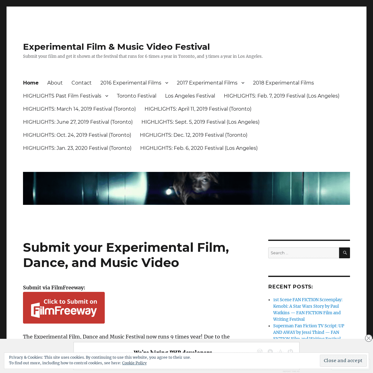 A complete backup of experimentalfilmfestival.com
