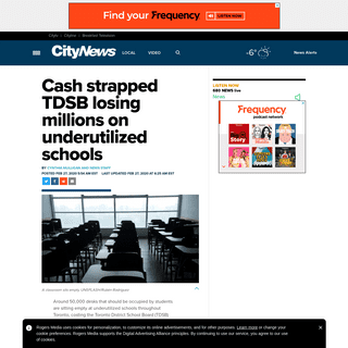 A complete backup of toronto.citynews.ca/2020/02/27/cash-strapped-tdsb-losing-millions-on-underutilized-schools/