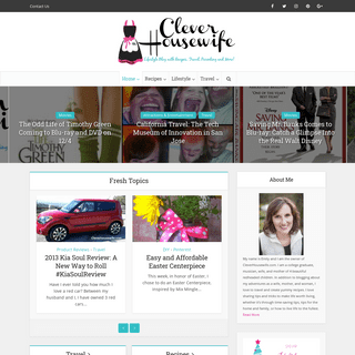 A complete backup of cleverhousewife.com
