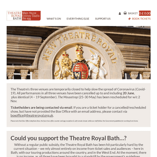 A complete backup of theatreroyal.org.uk