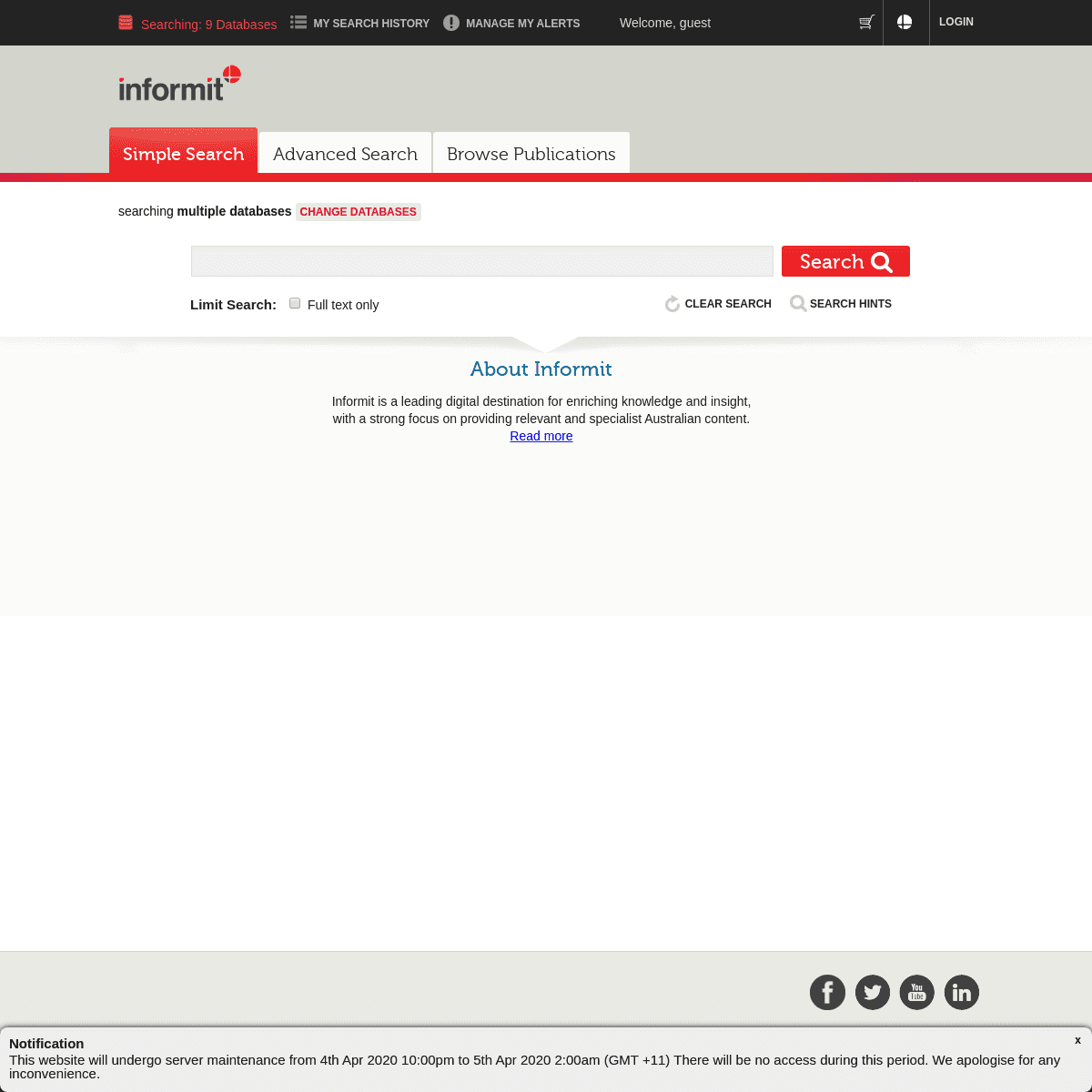A complete backup of informit.com.au