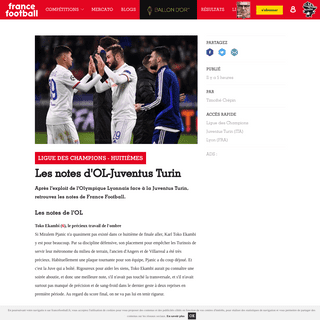 A complete backup of www.francefootball.fr/news/Les-notes-d-ol-juventus-turin/1113841
